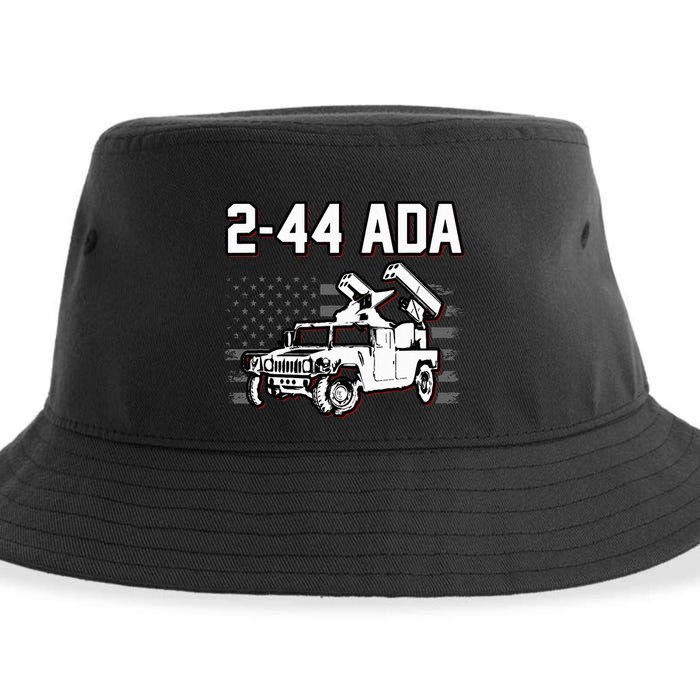 2 44 Ada 108th Adab Air Defense Artillery Brigade Sustainable Bucket Hat