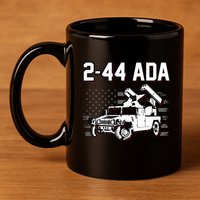 2 44 Ada 108th Adab Air Defense Artillery Brigade 11oz C Handle Ceramic Mug