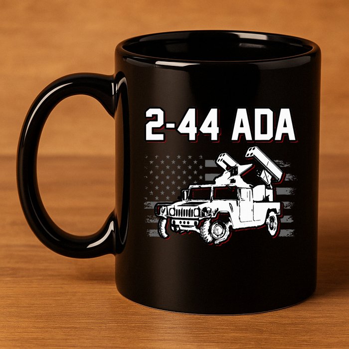 2 44 Ada 108th Adab Air Defense Artillery Brigade 11oz C Handle Ceramic Mug