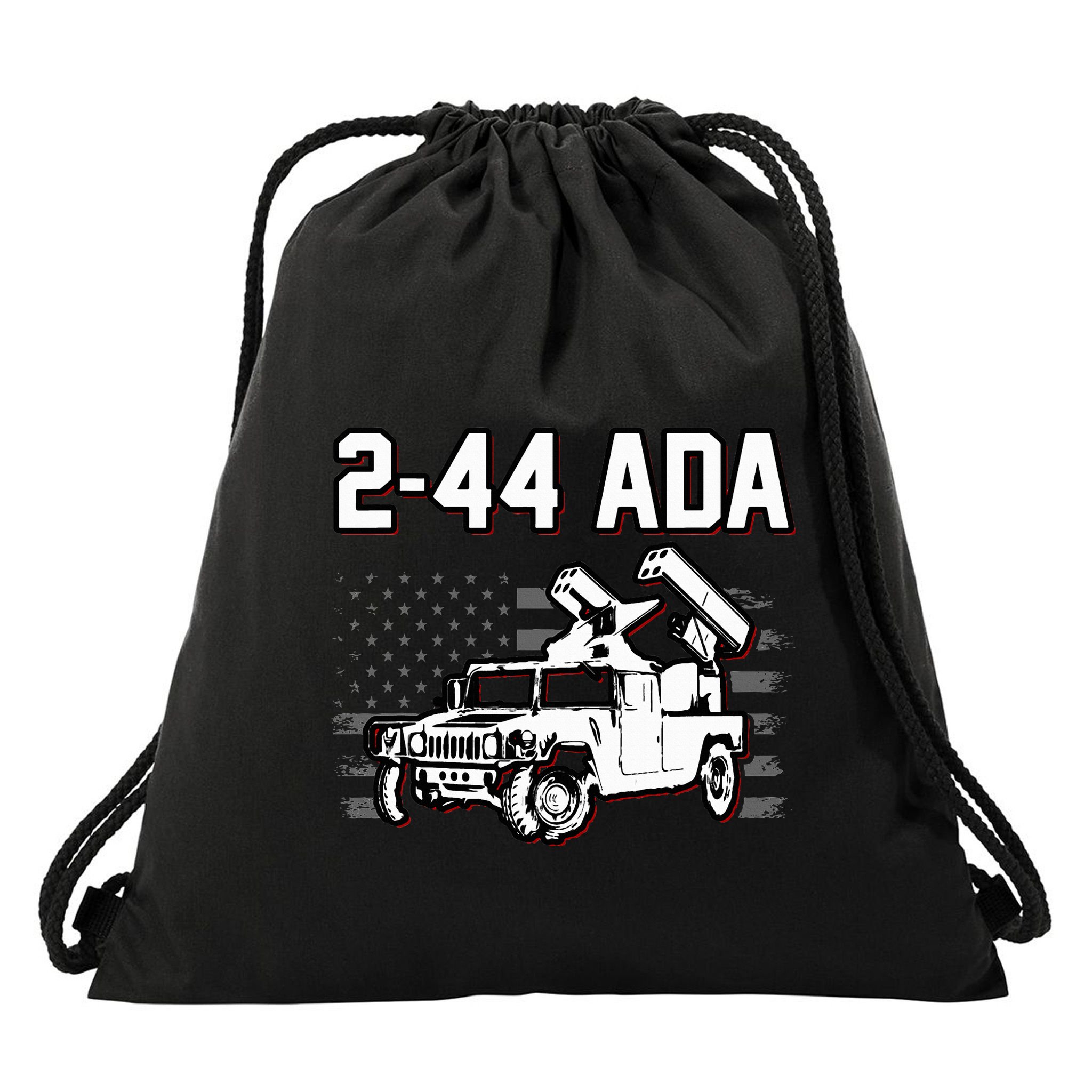 2 44 Ada 108th Adab Air Defense Artillery Brigade Drawstring Bag