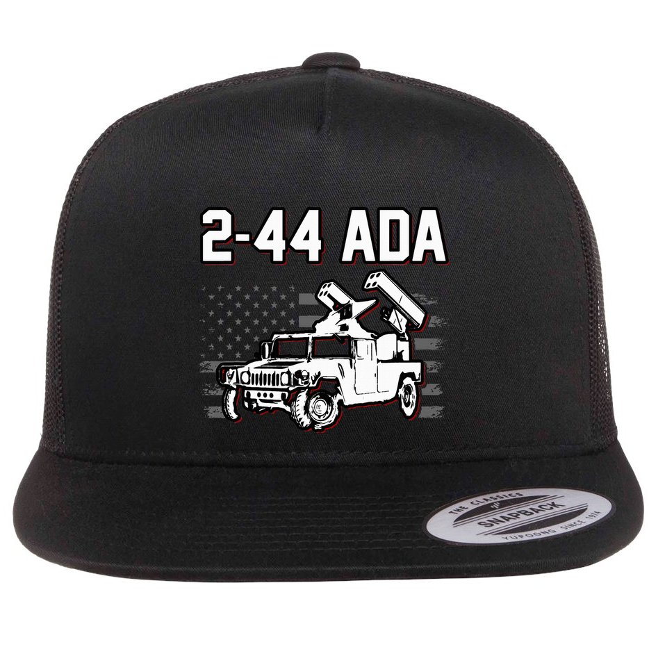 2 44 Ada 108th Adab Air Defense Artillery Brigade Flat Bill Trucker Hat