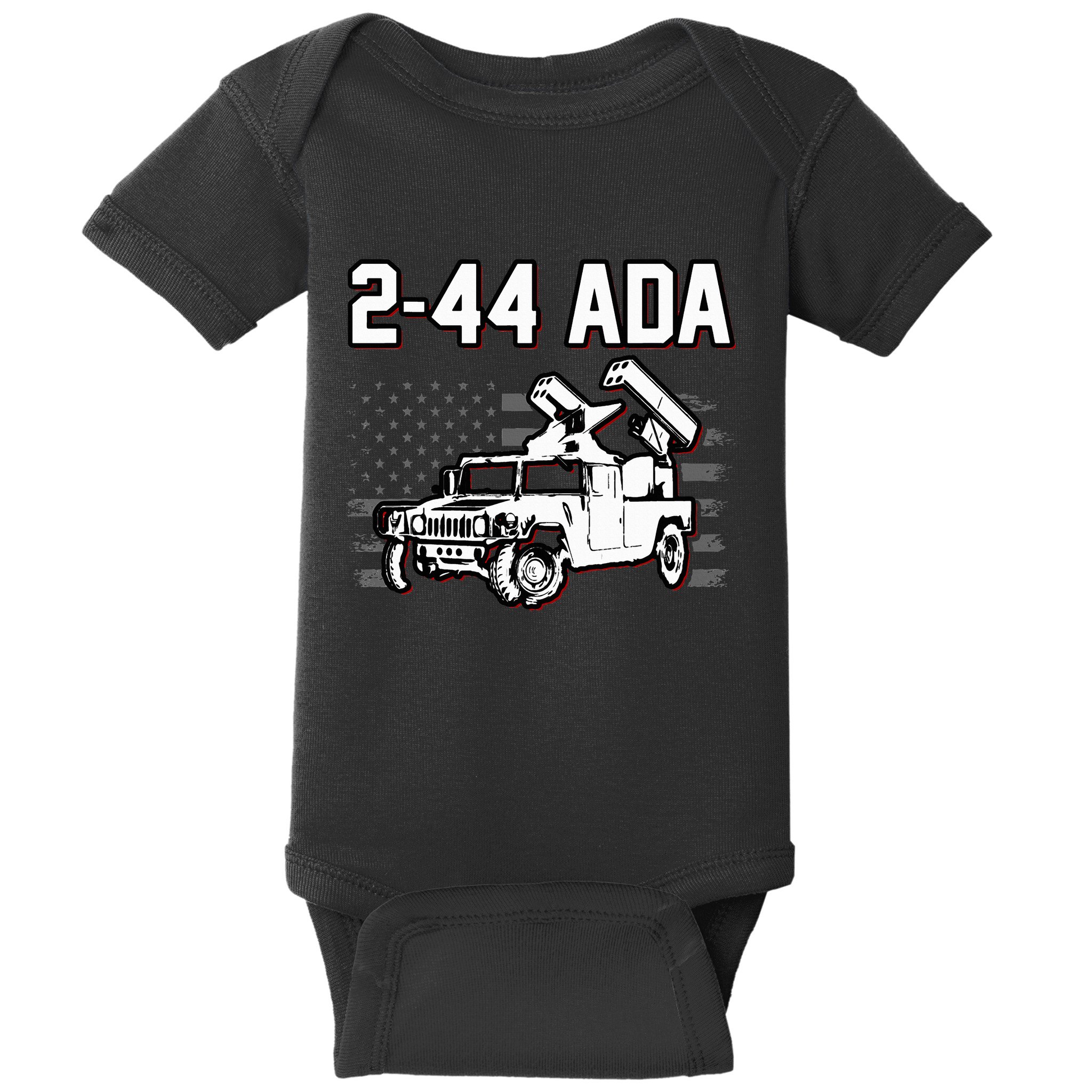 2 44 Ada 108th Adab Air Defense Artillery Brigade Baby Bodysuit