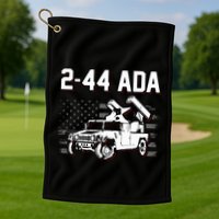 2 44 Ada 108th Adab Air Defense Artillery Brigade Golf Towel