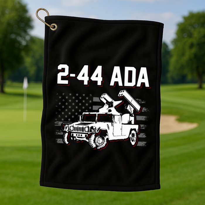 2 44 Ada 108th Adab Air Defense Artillery Brigade Golf Towel