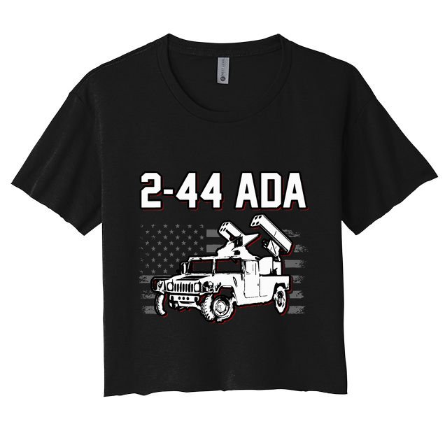 2 44 Ada 108th Adab Air Defense Artillery Brigade Crop Top