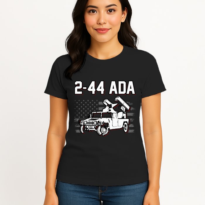 2 44 Ada 108th Adab Air Defense Artillery Brigade Womens T-Shirt