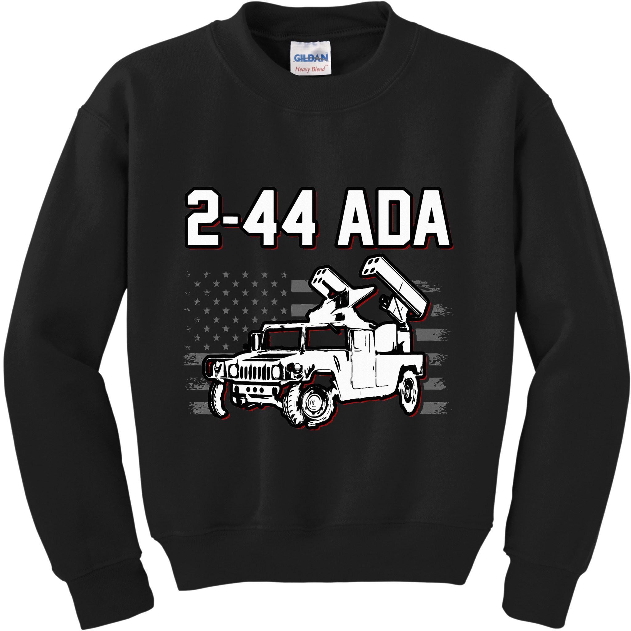 2 44 Ada 108th Adab Air Defense Artillery Brigade Kids Sweatshirt