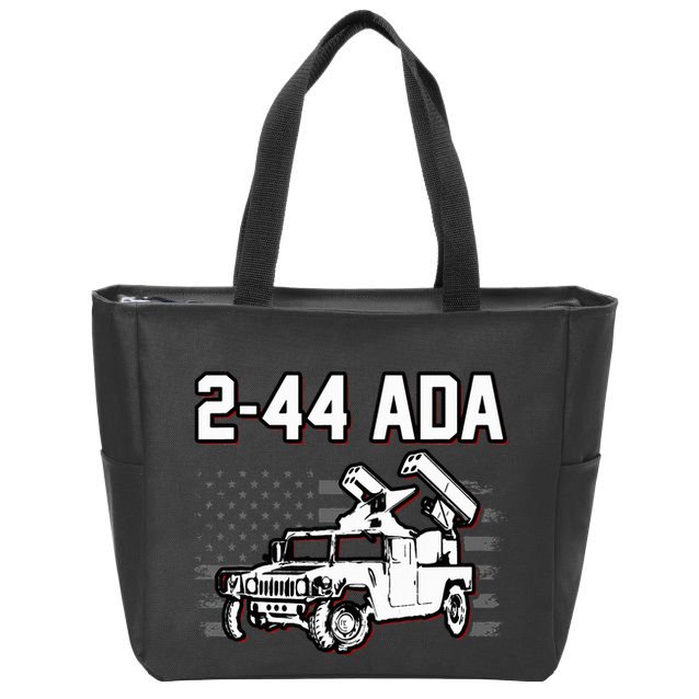 2 44 Ada 108th Adab Air Defense Artillery Brigade Zip Tote Bag