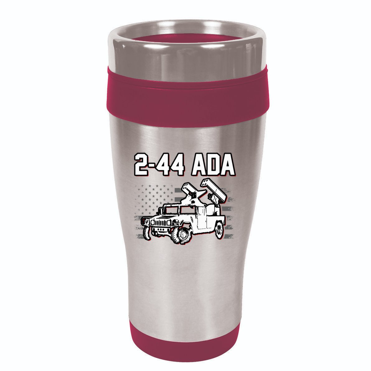2 44 Ada 108th Adab Air Defense Artillery Brigade 16oz Travel Tumbler