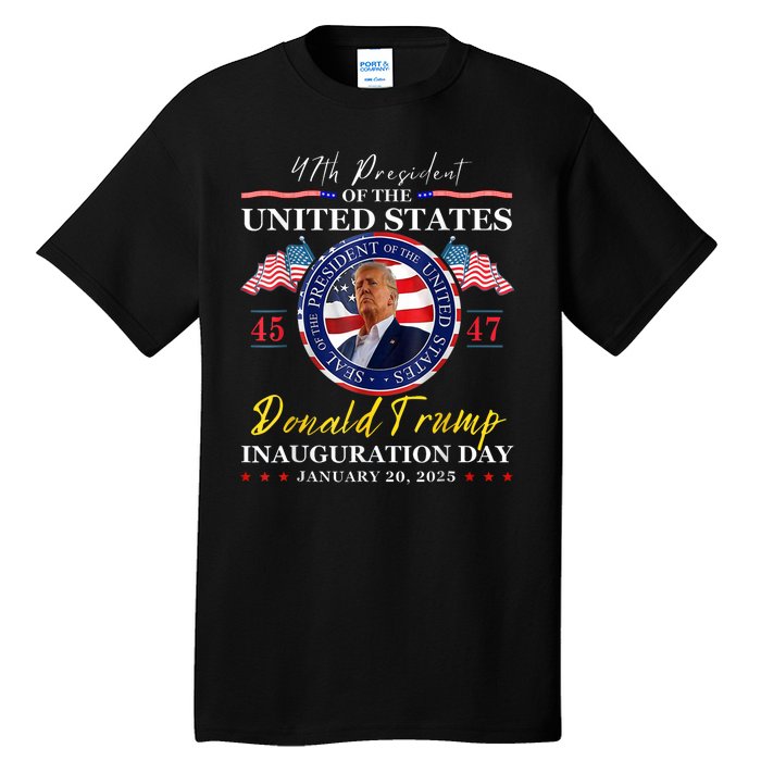 2025 47th Usa Flag Tall T-Shirt