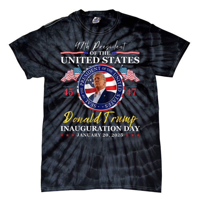 2025 47th Usa Flag Tie-Dye T-Shirt