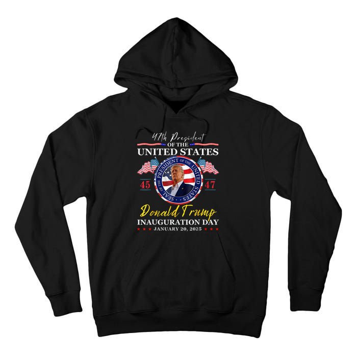 2025 47th Usa Flag Tall Hoodie