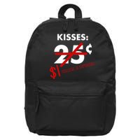 25 Cent Kisses College Is Expensive Retro  16 in Basic Backpack