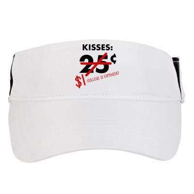 25 Cent Kisses College Is Expensive Retro  Adult Drive Performance Visor