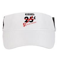 25 Cent Kisses College Is Expensive Retro  Adult Drive Performance Visor
