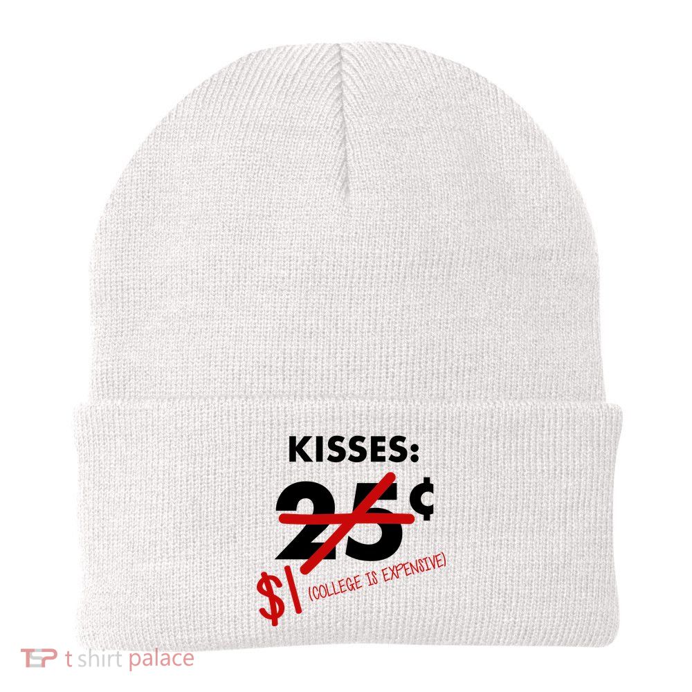 25 Cent Kisses College Is Expensive Retro  Beanie