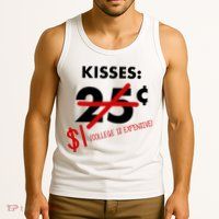 25 Cent Kisses College Is Expensive Retro  Tank Top