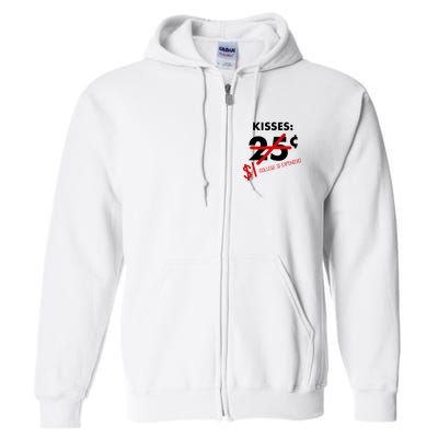 25 Cent Kisses College Is Expensive Retro  Full Zip Hoodie