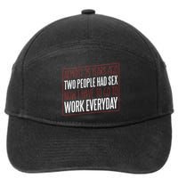 25th Birthday Funny 7-Panel Snapback Hat