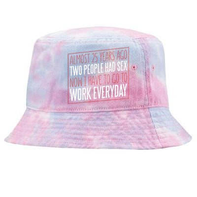 25th Birthday Funny Tie-Dyed Bucket Hat