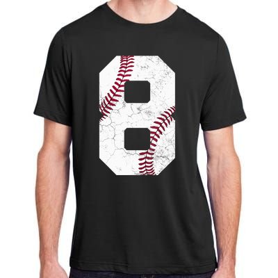 2015 8th Birthday Gift 8 Years Old Baseball Eighth Boy Adult ChromaSoft Performance T-Shirt