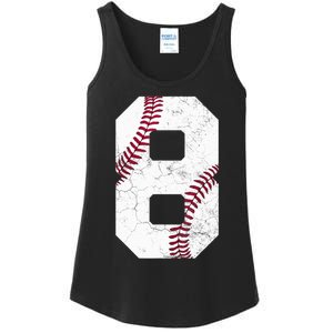 2015 8th Birthday Gift 8 Years Old Baseball Eighth Boy Ladies Essential Tank