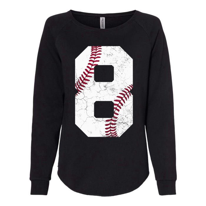 2015 8th Birthday Gift 8 Years Old Baseball Eighth Boy Womens California Wash Sweatshirt