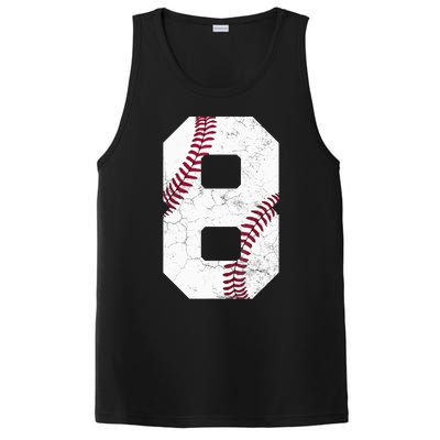 2015 8th Birthday Gift 8 Years Old Baseball Eighth Boy PosiCharge Competitor Tank