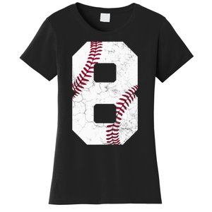 2015 8th Birthday Gift 8 Years Old Baseball Eighth Boy Women's T-Shirt