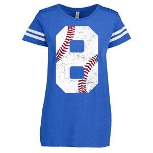 2015 8th Birthday Gift 8 Years Old Baseball Eighth Boy Enza Ladies Jersey Football T-Shirt