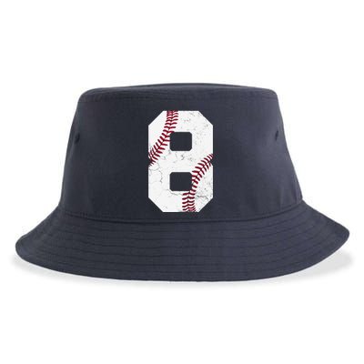 2016 8th Birthday Gift 8 Years Old Baseball Eighth Sustainable Bucket Hat