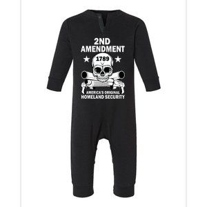 2nd Amendment 1789 Infant Fleece One Piece