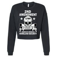 2nd Amendment 1789 Cropped Pullover Crew