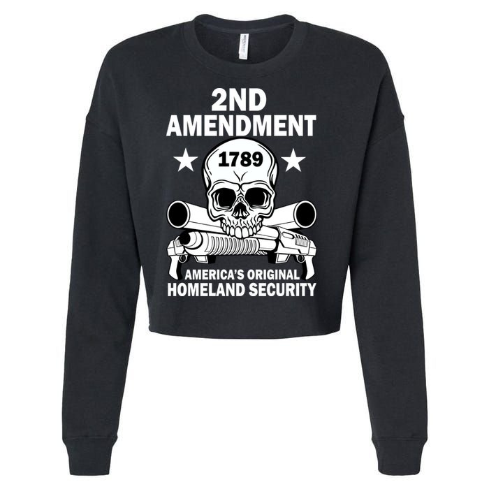 2nd Amendment 1789 Cropped Pullover Crew