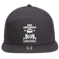 2nd Amendment 1789 7 Panel Mesh Trucker Snapback Hat