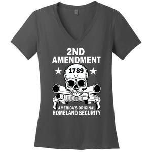 2nd Amendment 1789 Women's V-Neck T-Shirt