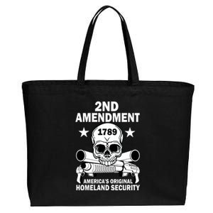 2nd Amendment 1789 Cotton Canvas Jumbo Tote