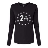 2nd Amendment 13 Stars Flag 2a Ar15 1776 I Will Not Comply Womens Cotton Relaxed Long Sleeve T-Shirt