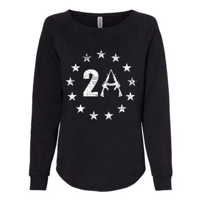 2nd Amendment 13 Stars Flag 2a Ar15 1776 I Will Not Comply Womens California Wash Sweatshirt