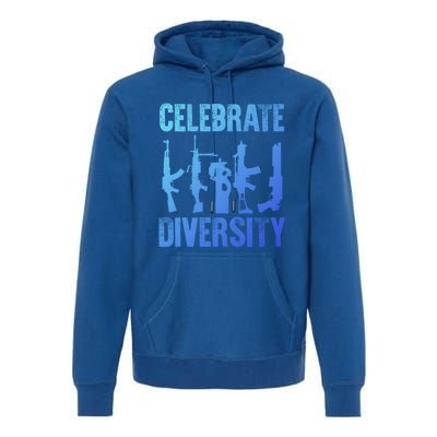 2Nd Adt 2A Pro Guns Celebrate Diversity Cool Gift Premium Hoodie