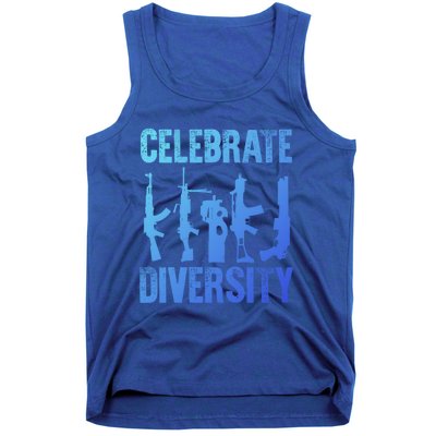 2Nd Adt 2A Pro Guns Celebrate Diversity Cool Gift Tank Top