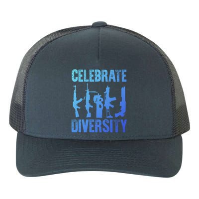 2Nd Adt 2A Pro Guns Celebrate Diversity Cool Gift Yupoong Adult 5-Panel Trucker Hat