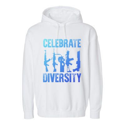 2Nd Adt 2A Pro Guns Celebrate Diversity Cool Gift Garment-Dyed Fleece Hoodie