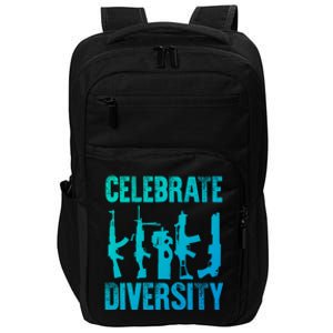 2Nd Adt 2A Pro Guns Celebrate Diversity Cool Gift Impact Tech Backpack