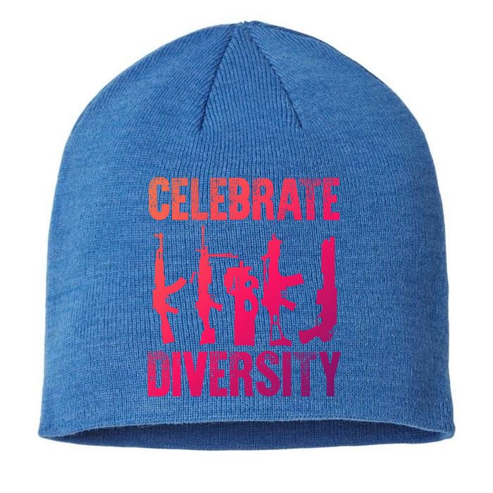 2Nd Adt 2A Pro Guns Celebrate Diversity Cool Gift Sustainable Beanie