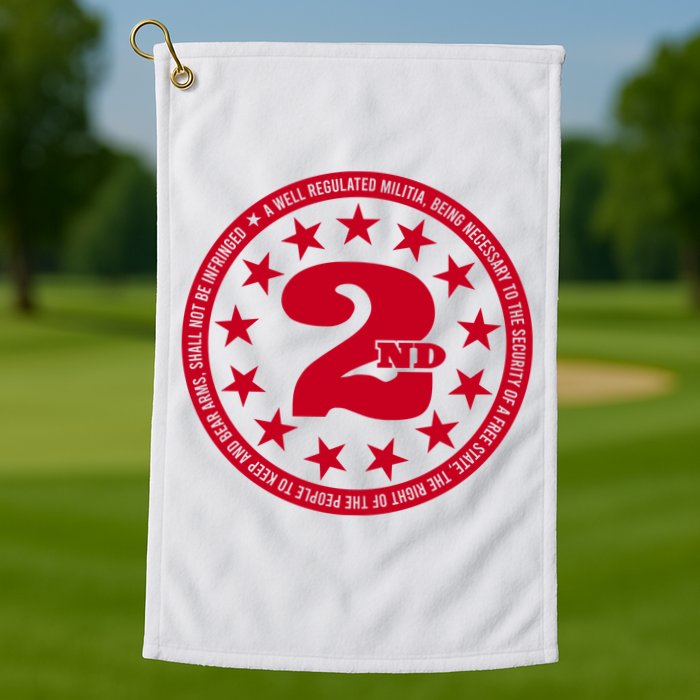 2ND AMENDMENT 2.0 Golf Towel