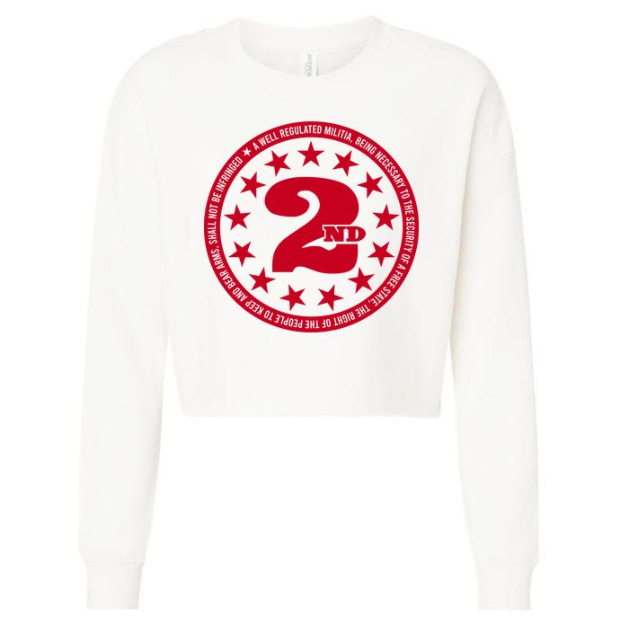 2ND AMENDMENT 2.0 Cropped Pullover Crew