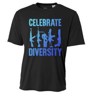 2nd Adt 2a Pro Guns Celebrate Diversity Cooling Performance Crew T-Shirt