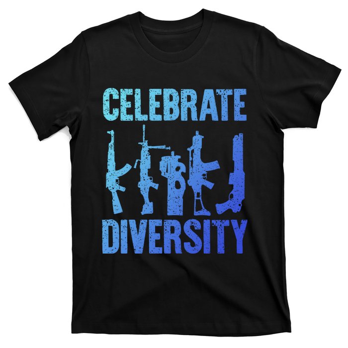 2nd Adt 2a Pro Guns Celebrate Diversity T-Shirt