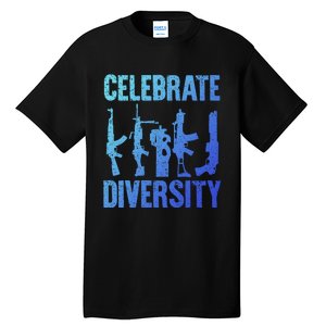 2nd Adt 2a Pro Guns Celebrate Diversity Tall T-Shirt